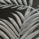 Midnight Botanica -Mystery Silver Grey and Black Cosmo Living Wallpaper by Galerie