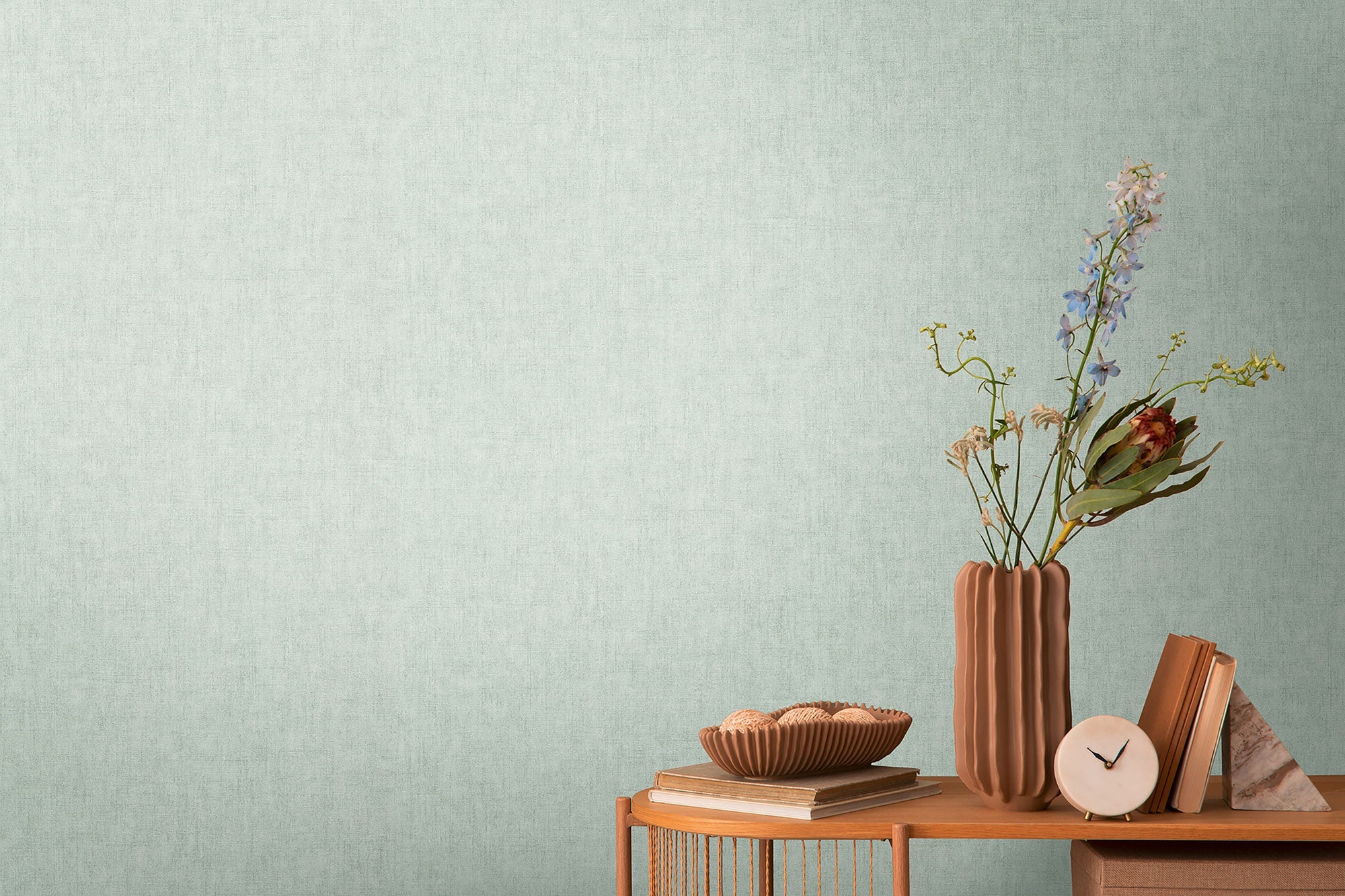 Texture Green Cosmo Living Wallpaper by Galerie