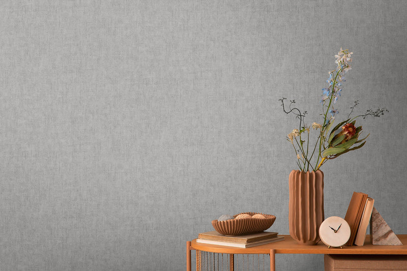 Texture Silver Grey Cosmo Living Wallpaper by Galerie