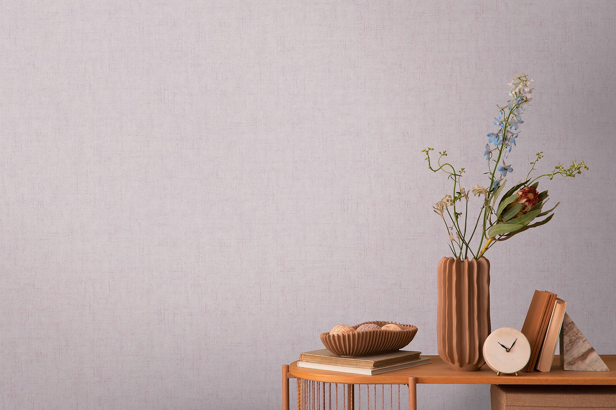 Texture Pink Cosmo Living Wallpaper by Galerie