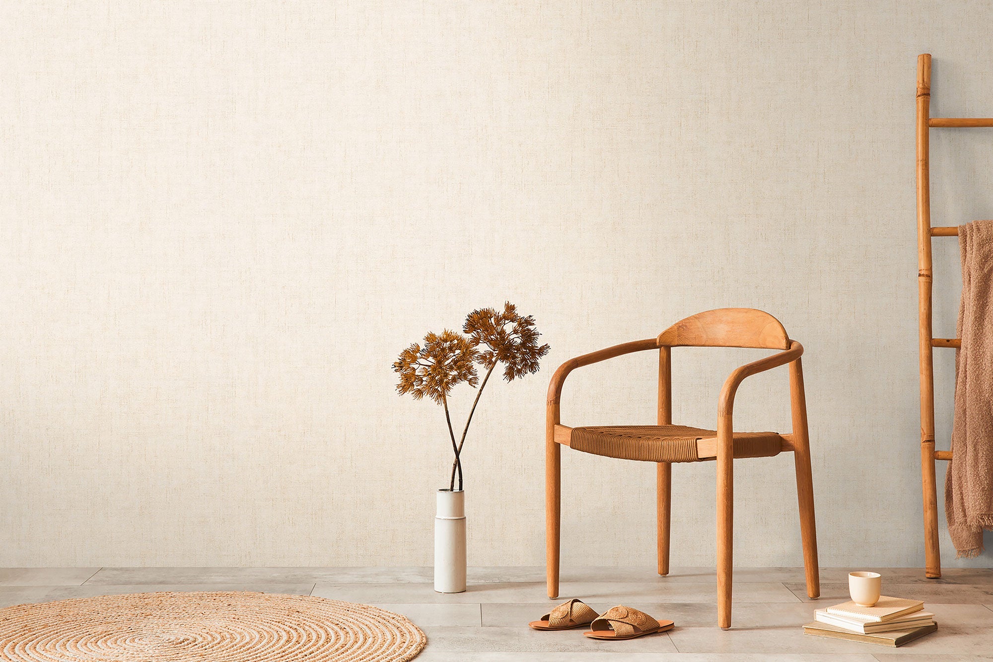 Texture Beige and Cream Cosmo Living Wallpaper by Galerie