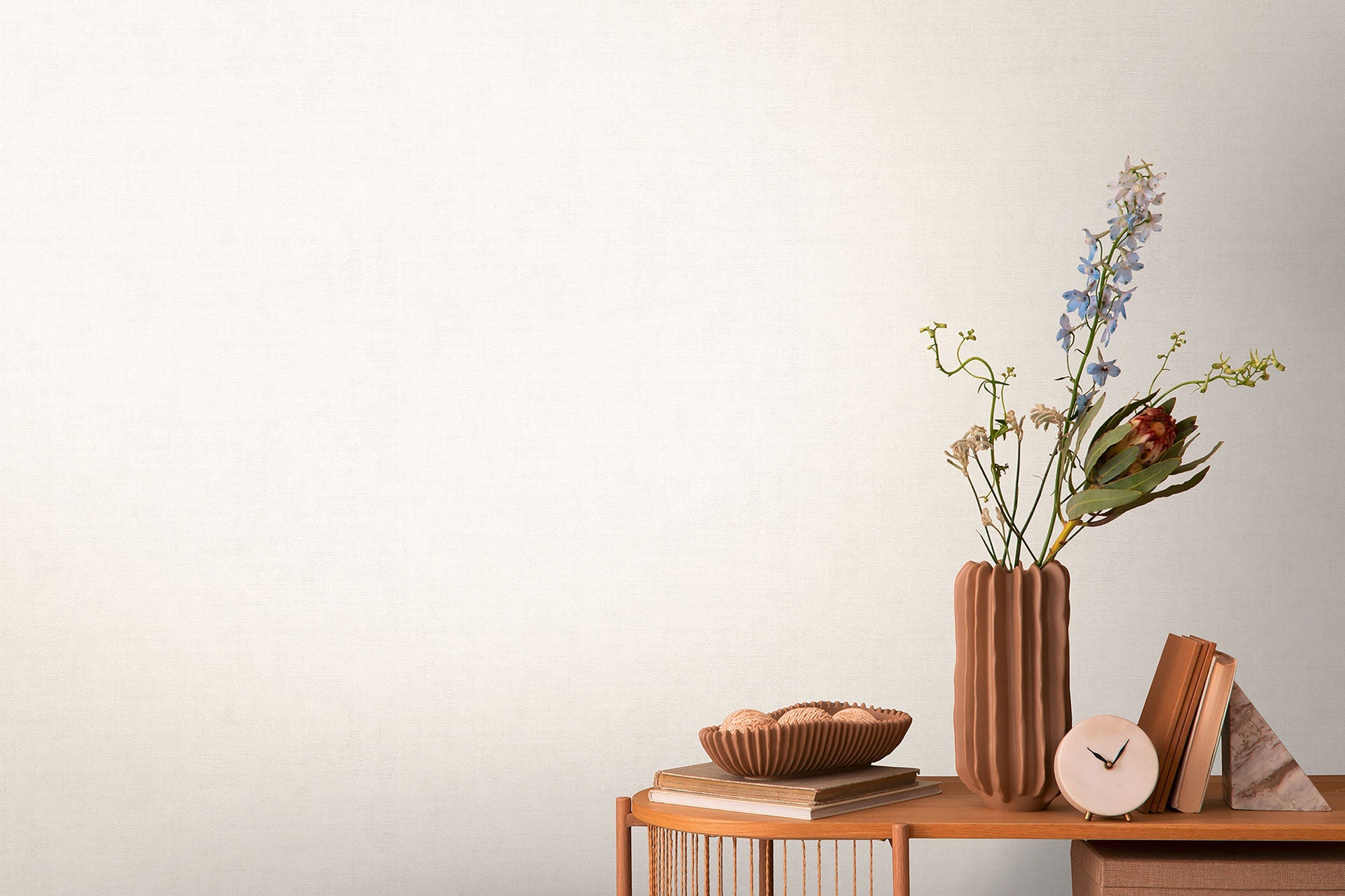 Texture White Cosmo Living Wallpaper by Galerie