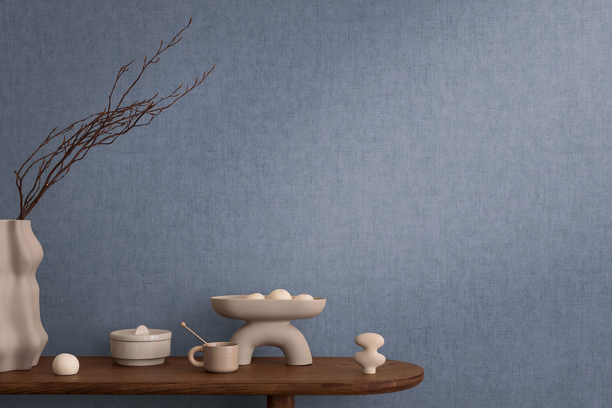 Texture Blue Cosmo Living Wallpaper by Galerie