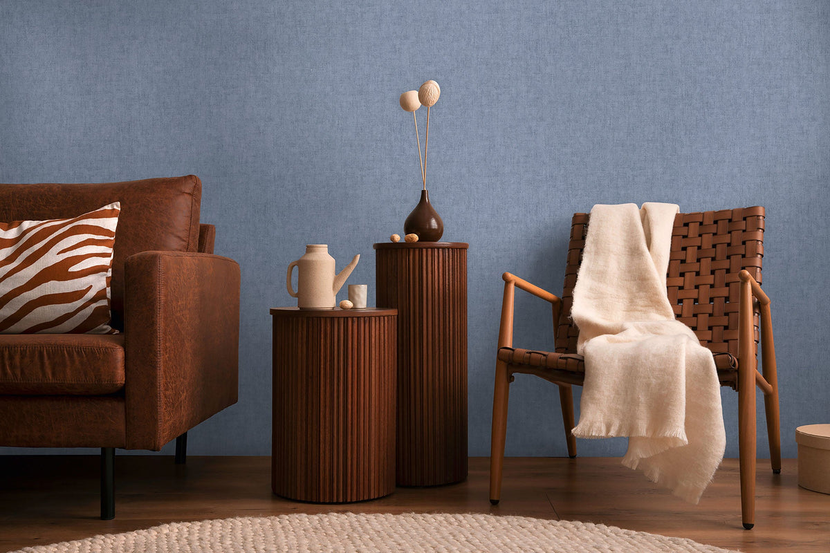 Texture Blue Cosmo Living Wallpaper by Galerie