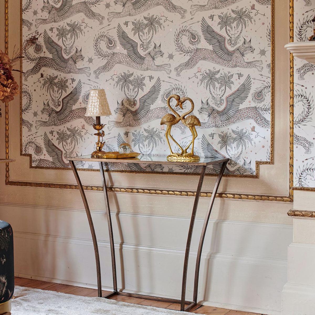 Lynx Wilderie by Emma J Shipley Wallpaper by Clarke & Clarke