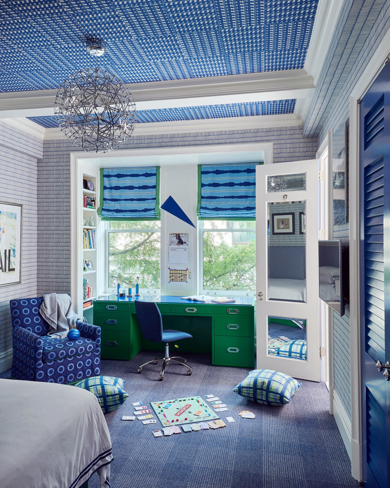 Cremaillere wallpaper by Christopher Farr Cloth in a room setting