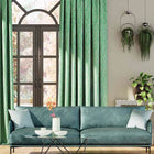 120999 Atoll Seaglass Emerald Fabric by Harlequin