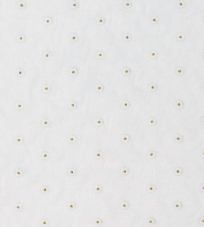 NPOF134850 Daisy Dots Honey Pomona Fabric by Scion