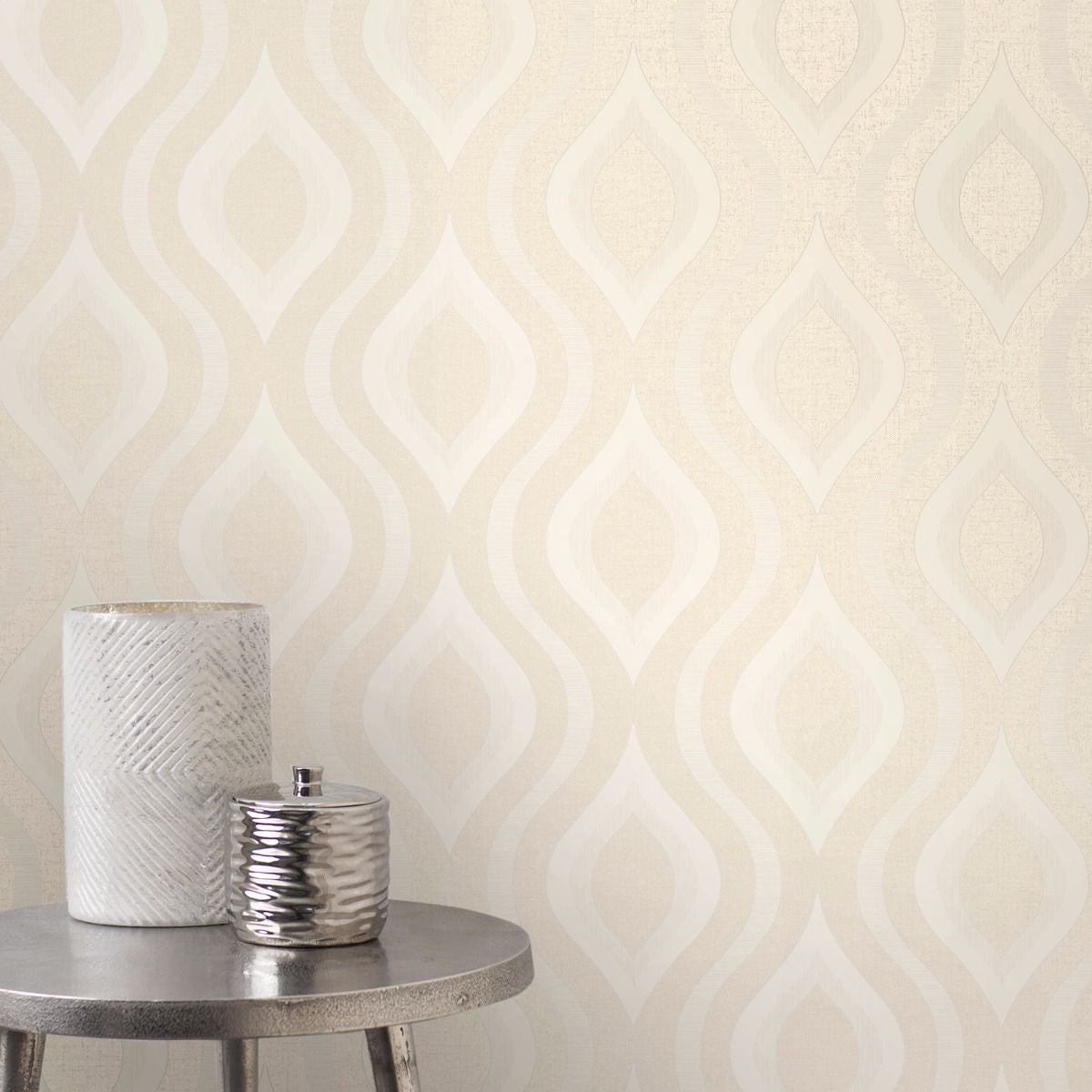 FD41973 Quartz Geo Wallpaper By Fine Decor