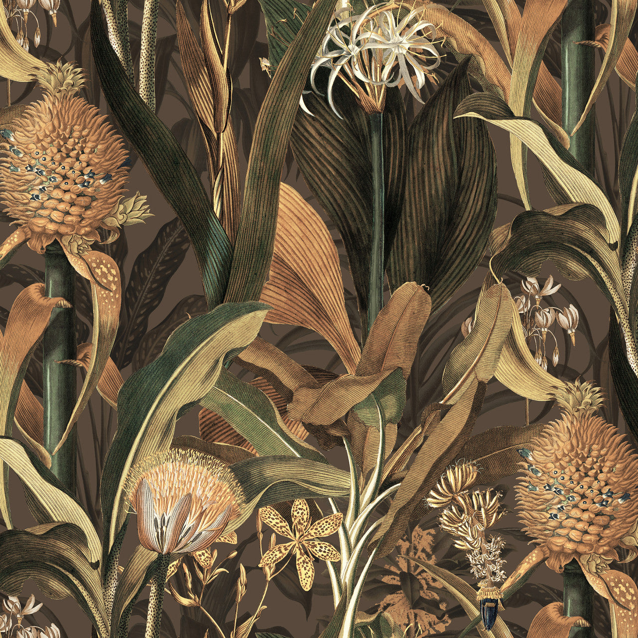 97602 Autumn Blooming Pineapple Décors & Panoramiques Wallpaper By Arte