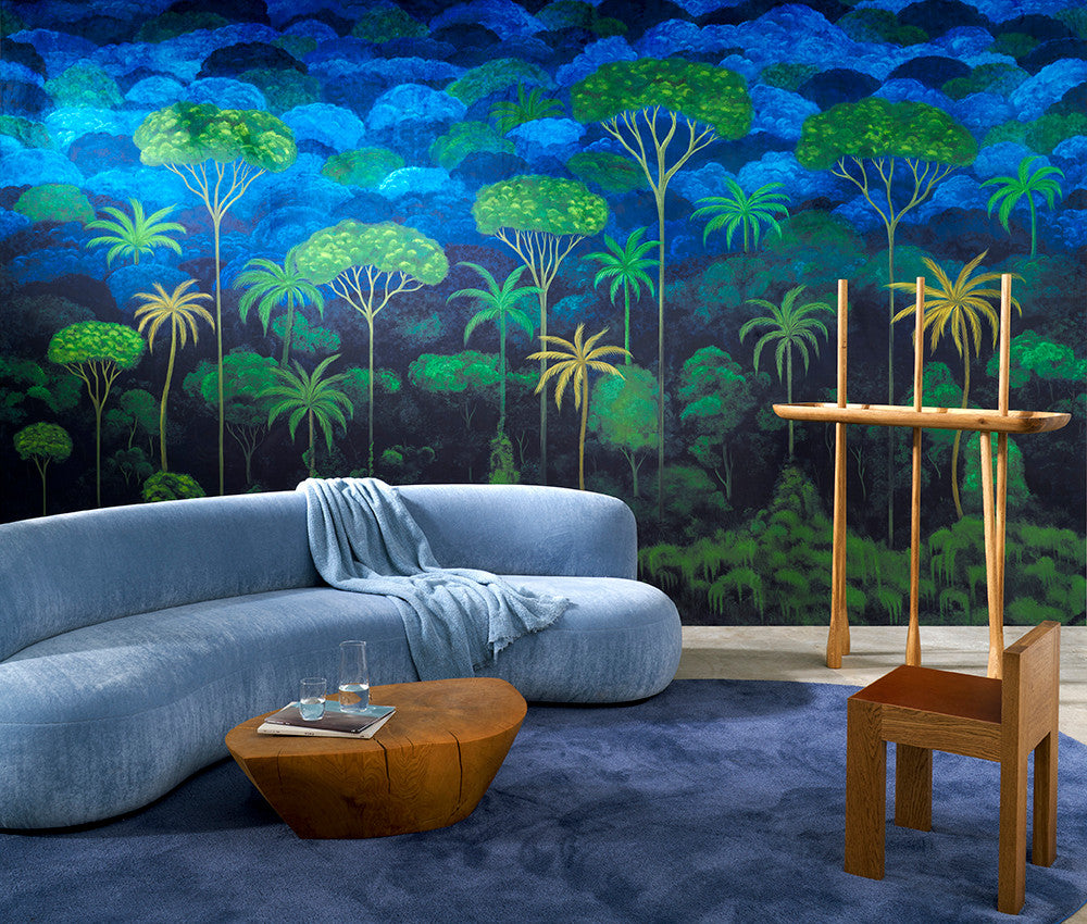 97650 Bright Midnight Ciel Tropical Décors & Panoramiques Wallpaper By Arte