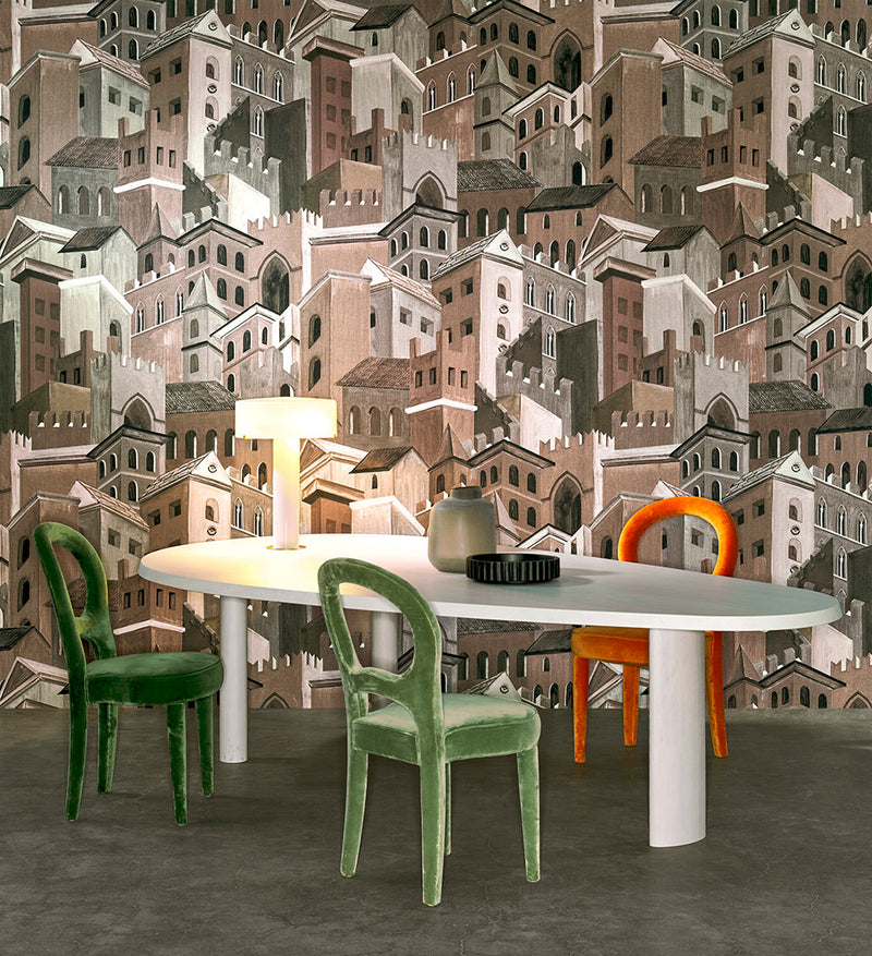 97681 Sepia Città di Castello Décors & Panoramiques Wallpaper By Arte