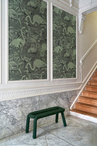 97610 Almond Green Flamencos Andinos Décors & Panoramiques Wallpaper By Arte