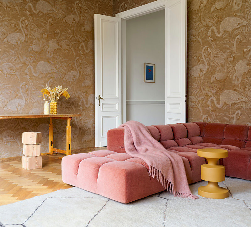 97612 Marigold Flamencos Andinos Décors & Panoramiques Wallpaper By Arte