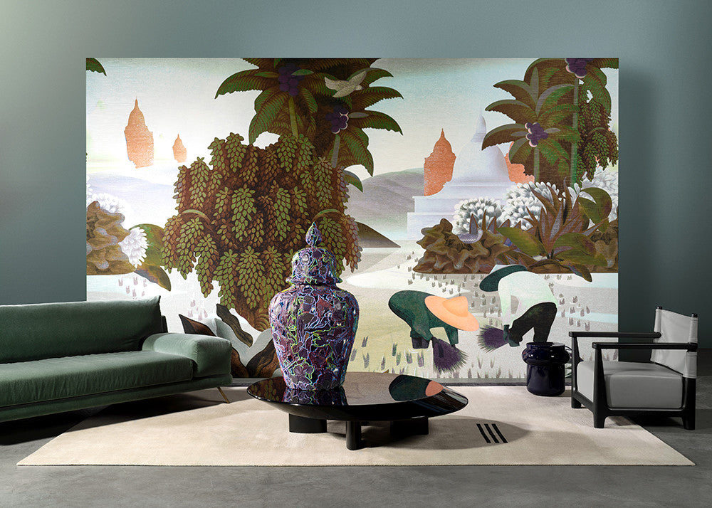 97591 Dawn Hills of Sapa Décors & Panoramiques Wallpaper By Arte