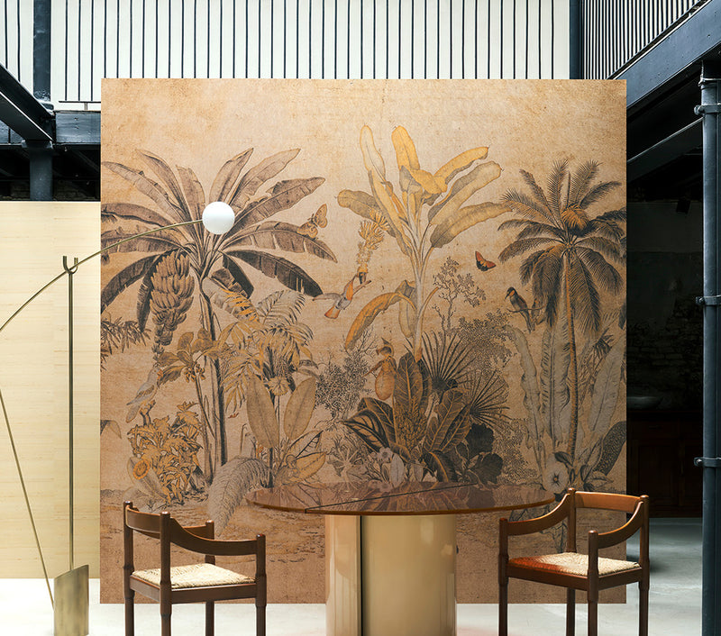 97631 Gold Storm Milk and Honey Décors & Panoramiques Wallpaper By Arte