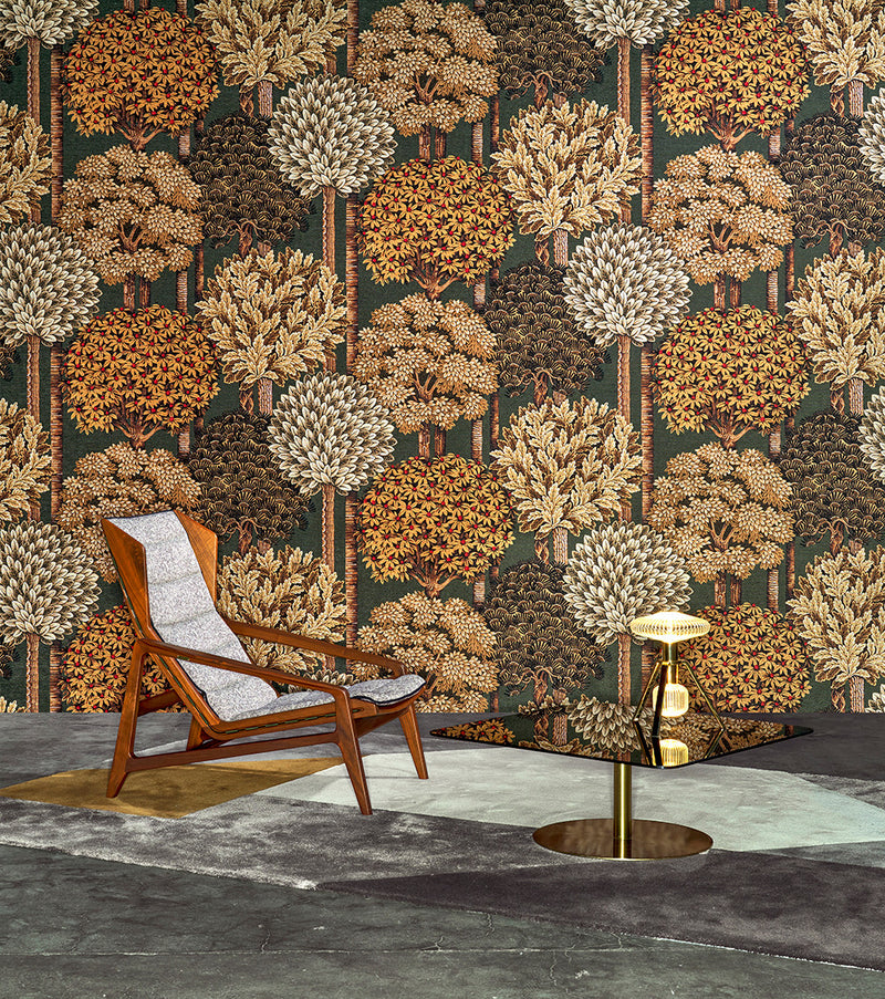 97702 Green Golds Mont Royal Décors & Panoramiques Wallpaper By Arte