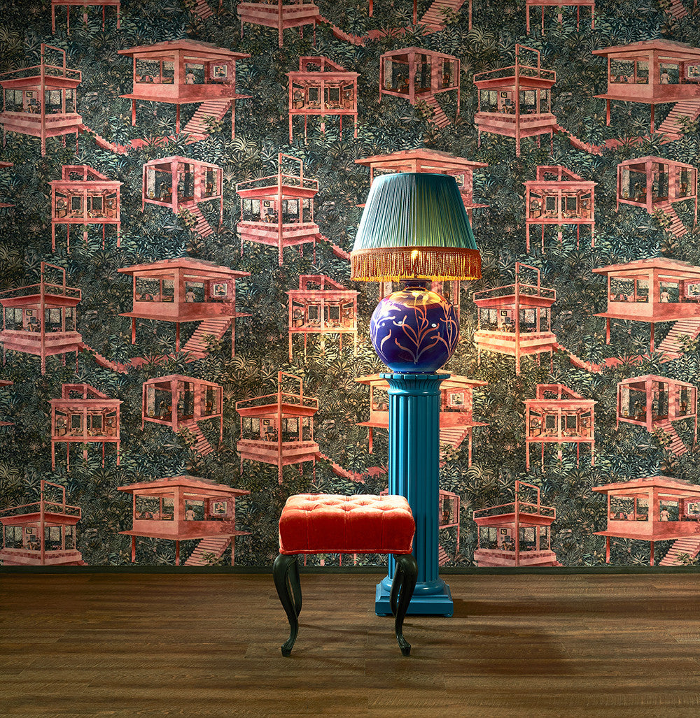 97580 Watermelon Palafitas Amazonia Décors & Panoramiques Wallpaper By Arte