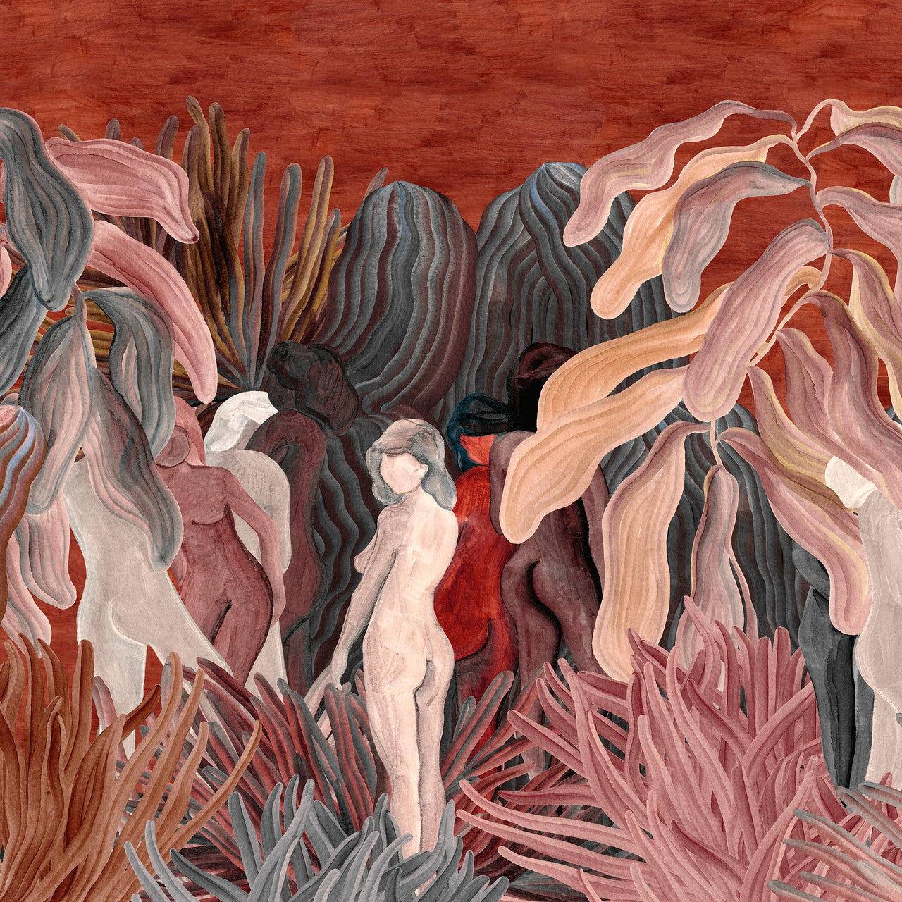 97720 Saffron Secret Silhouettes Décors & Panoramiques Wallpaper By Arte
