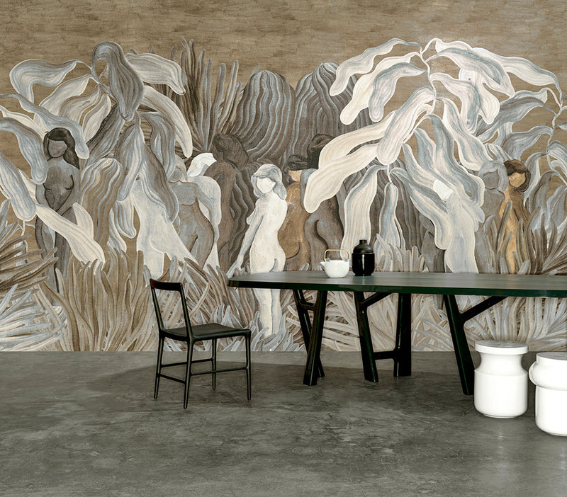 97721 Dessert Dust Secret Silhouettes Décors & Panoramiques Wallpaper By Arte