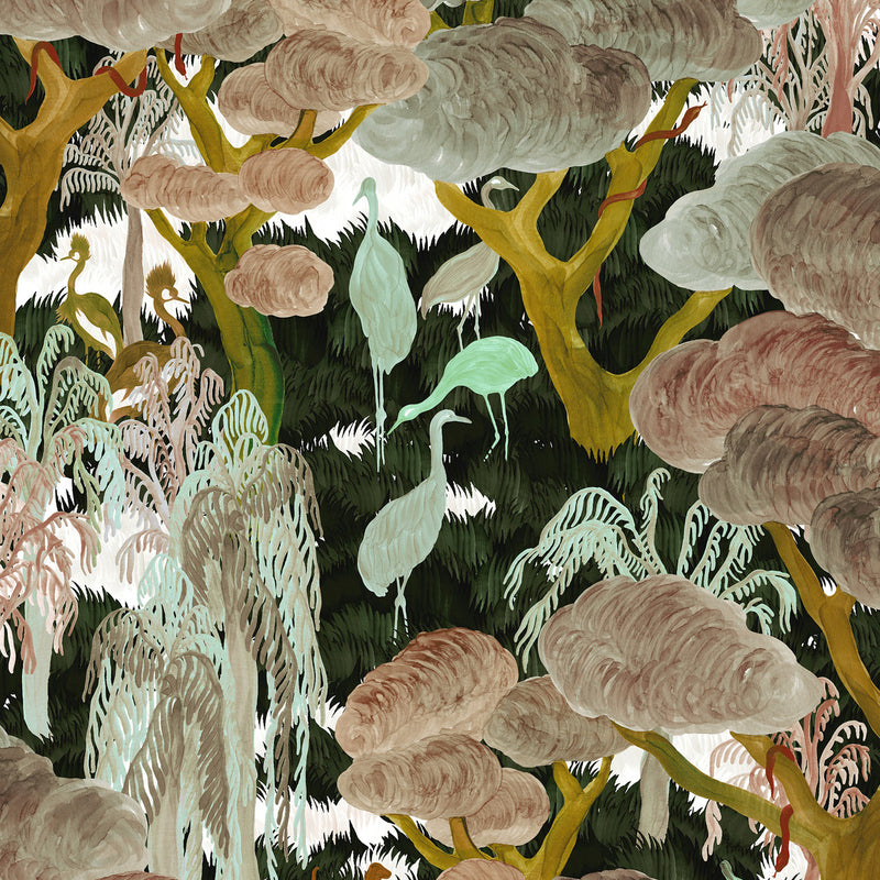 97540 Cinnamon Wonderwoods Décors & Panoramiques Wallpaper By Arte