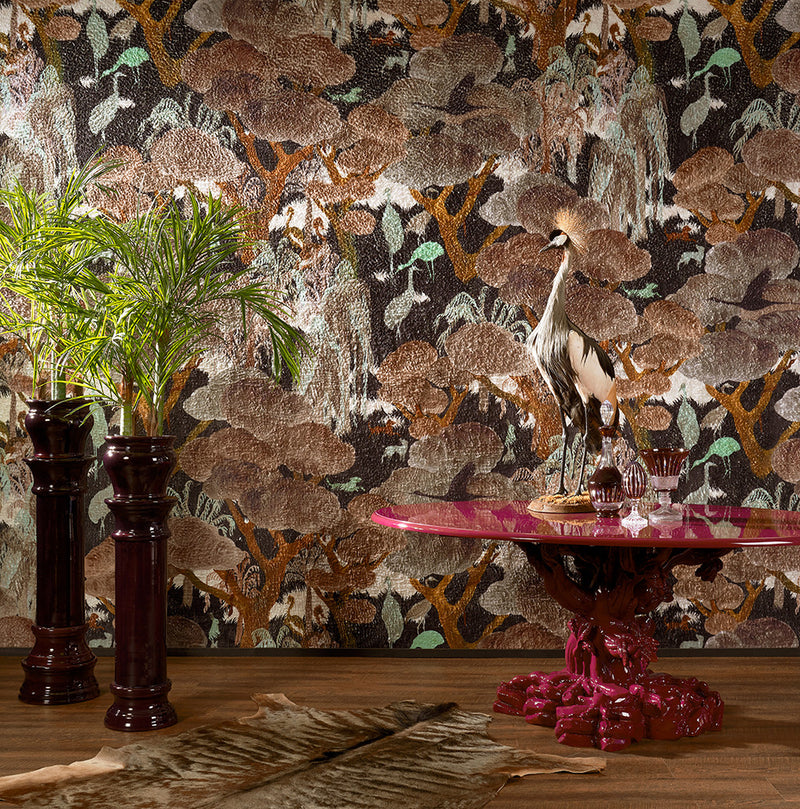97540 Cinnamon Wonderwoods Décors & Panoramiques Wallpaper By Arte