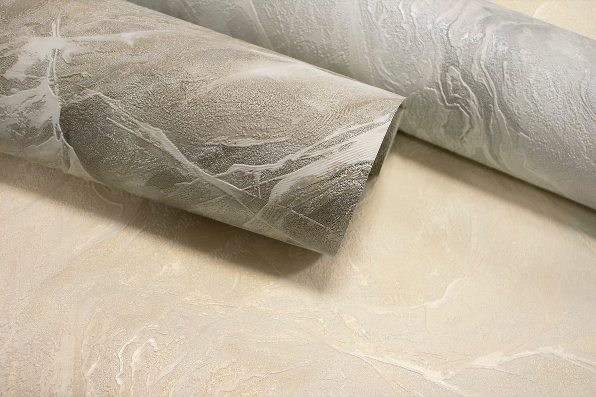 86613 Strata Ivory Carrara 4 Wallpaper by Today Interiors - Detail