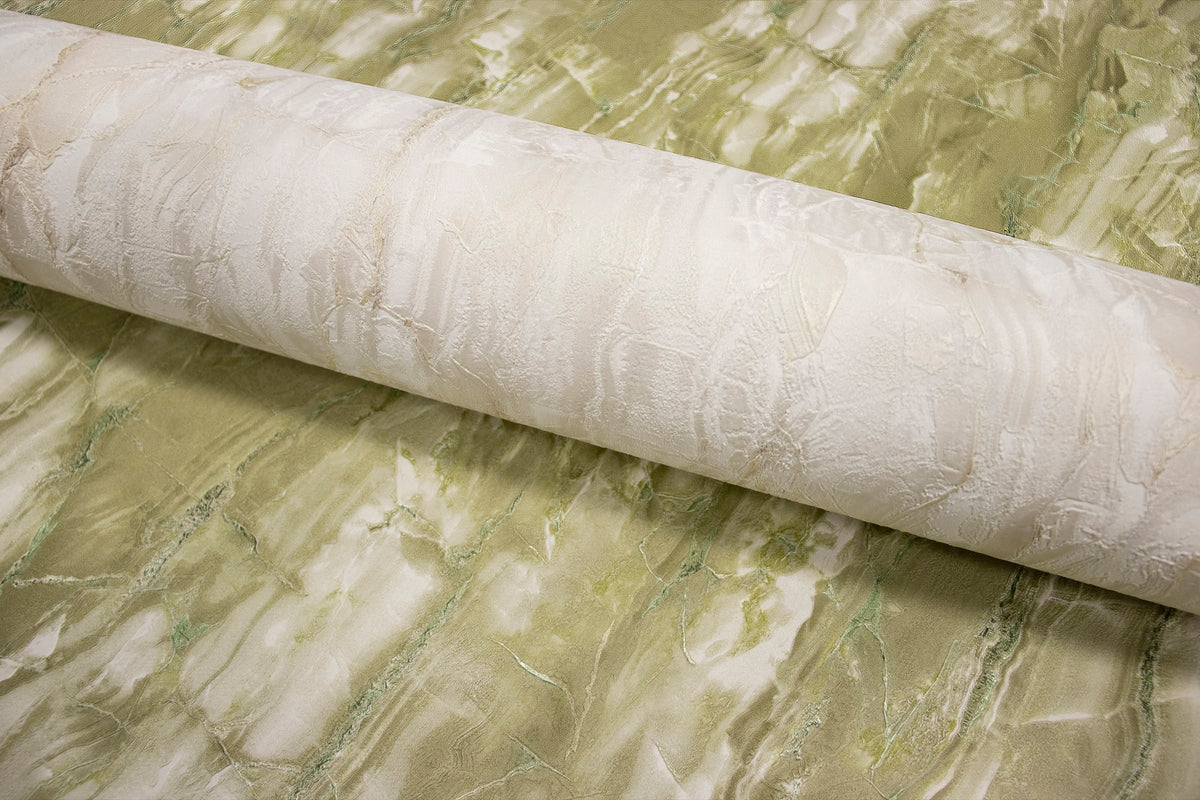 86633 Eleusis White Sand Carrara 4 Wallpaper by Today Interiors - Detail
