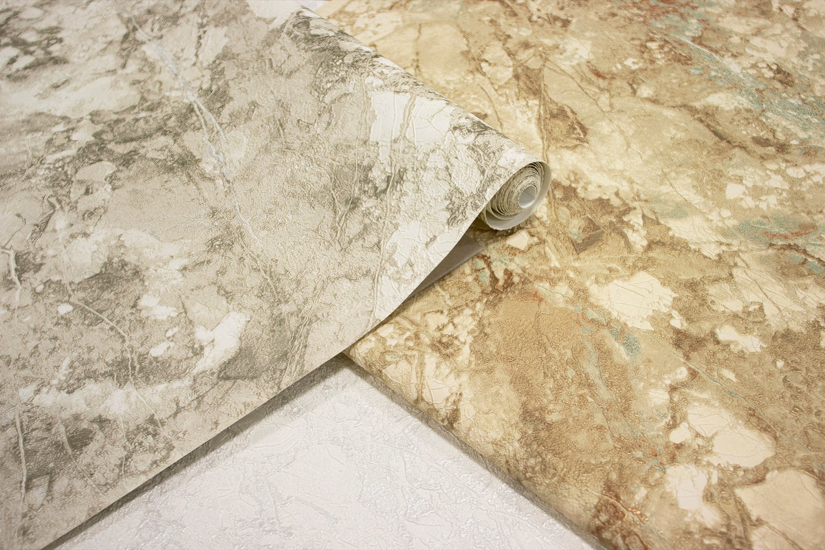 86651 Tempest Porcelain Carrara 4 Wallpaper by Today Interiors - Detail