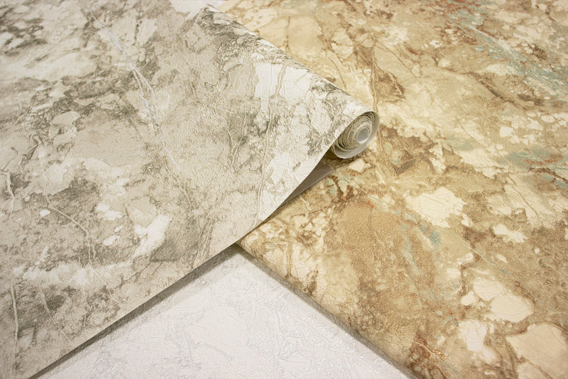 86658 Tempest Taupe Carrara 4 Wallpaper by Today Interiors - Detail