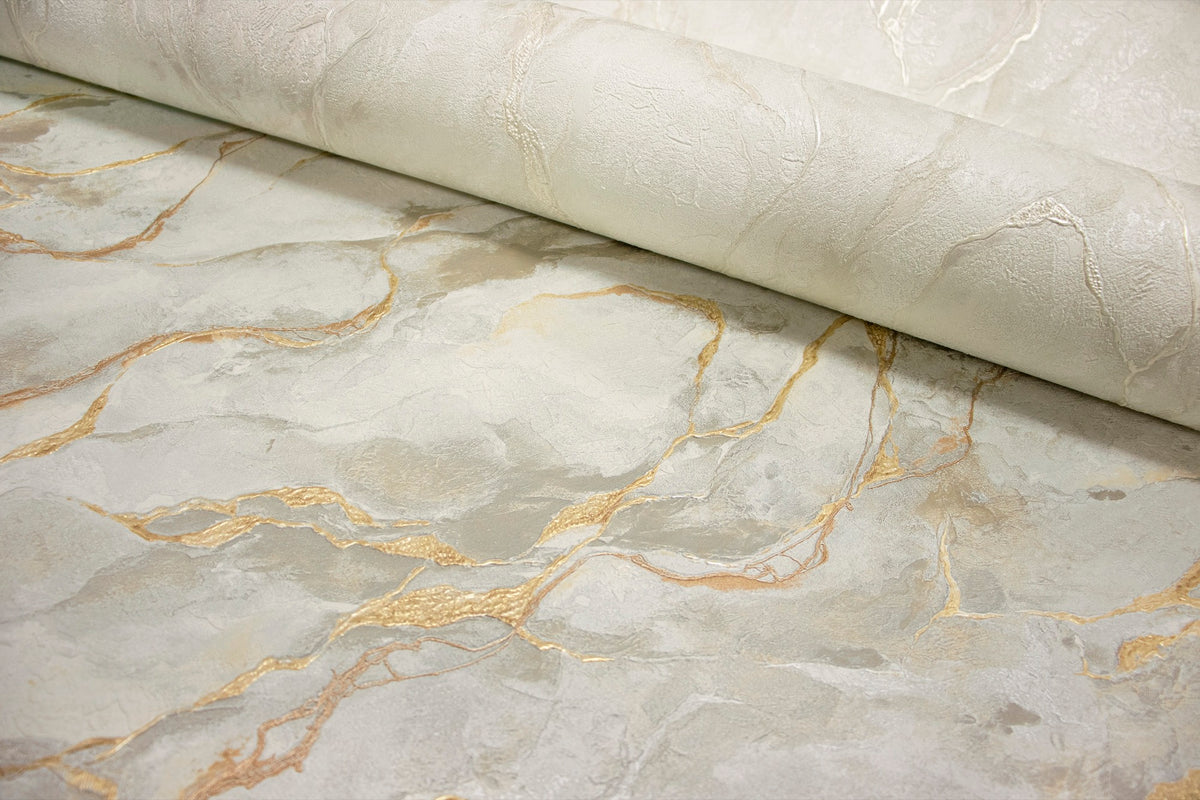 86666 Tonitrus Dove Carrara 4 Wallpaper by Today Interiors - Detail