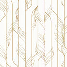 Candice Olson Elemental Thread White & Gold Decadence Wallpaper by York Wallcoverings