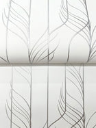 Candice Olson Elemental Thread White & Silver Decadence Wallpaper by York Wallcoverings