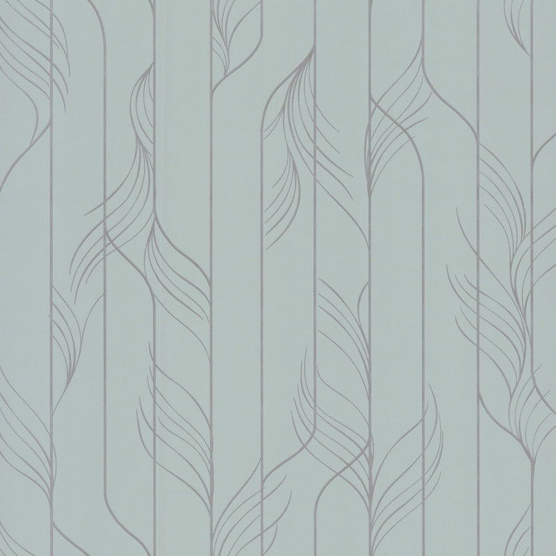 Candice Olson Elemental Thread Blue & Silver Decadence Wallpaper by York Wallcoverings