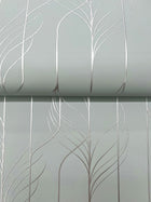 Candice Olson Elemental Thread Blue & Silver Decadence Wallpaper by York Wallcoverings