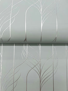 Candice Olson Elemental Thread Blue & Silver Decadence Wallpaper by York Wallcoverings