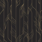 Candice Olson Elemental Thread Black & Gold Decadence Wallpaper by York Wallcoverings