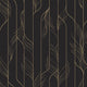 Candice Olson Elemental Thread Black & Gold Decadence Wallpaper by York Wallcoverings