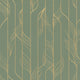 Candice Olson Elemental Thread Green & Gold Decadence Wallpaper by York Wallcoverings