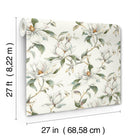 Candice Olson Garden Jewels White Decadence Wallpaper by York Wallcoverings