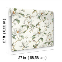 Candice Olson Garden Jewels White Decadence Wallpaper by York Wallcoverings
