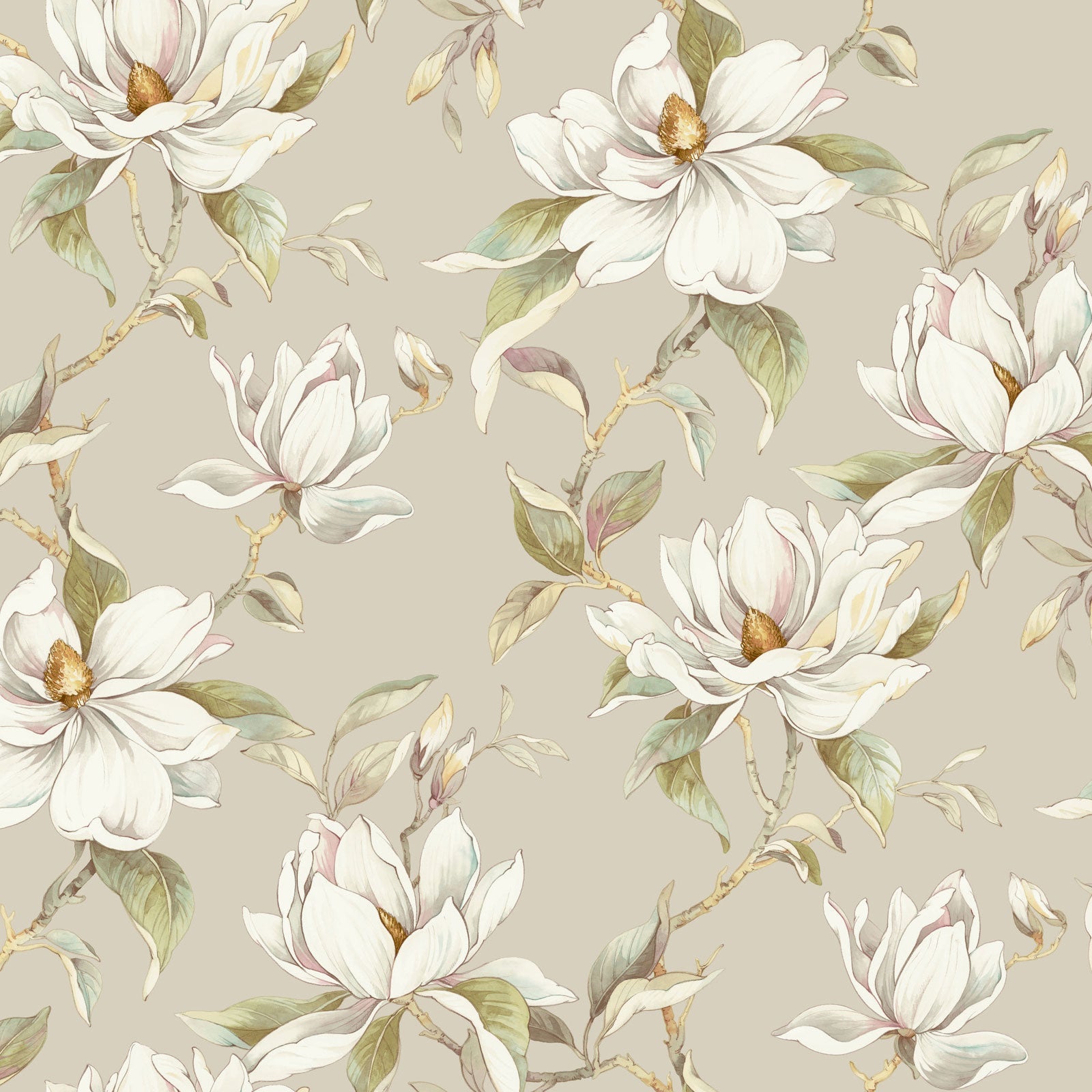 Candice Olson Garden Jewels Linen Decadence Wallpaper by York Wallcoverings