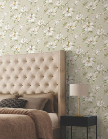 Candice Olson Garden Jewels Linen Decadence Wallpaper by York Wallcoverings