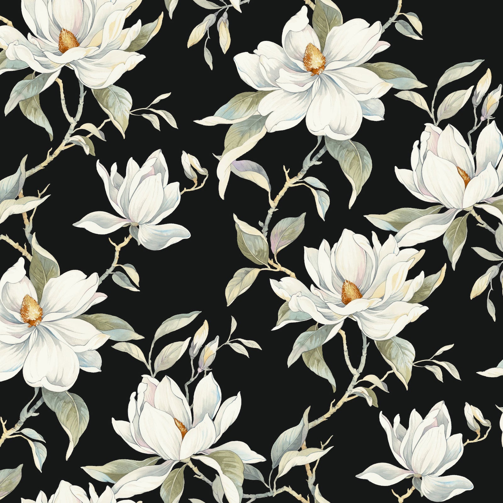 Candice Olson Garden Jewels Black Decadence Wallpaper by York Wallcoverings