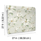 Candice Olson Garden Jewels Warm Grey Decadence Wallpaper by York Wallcoverings