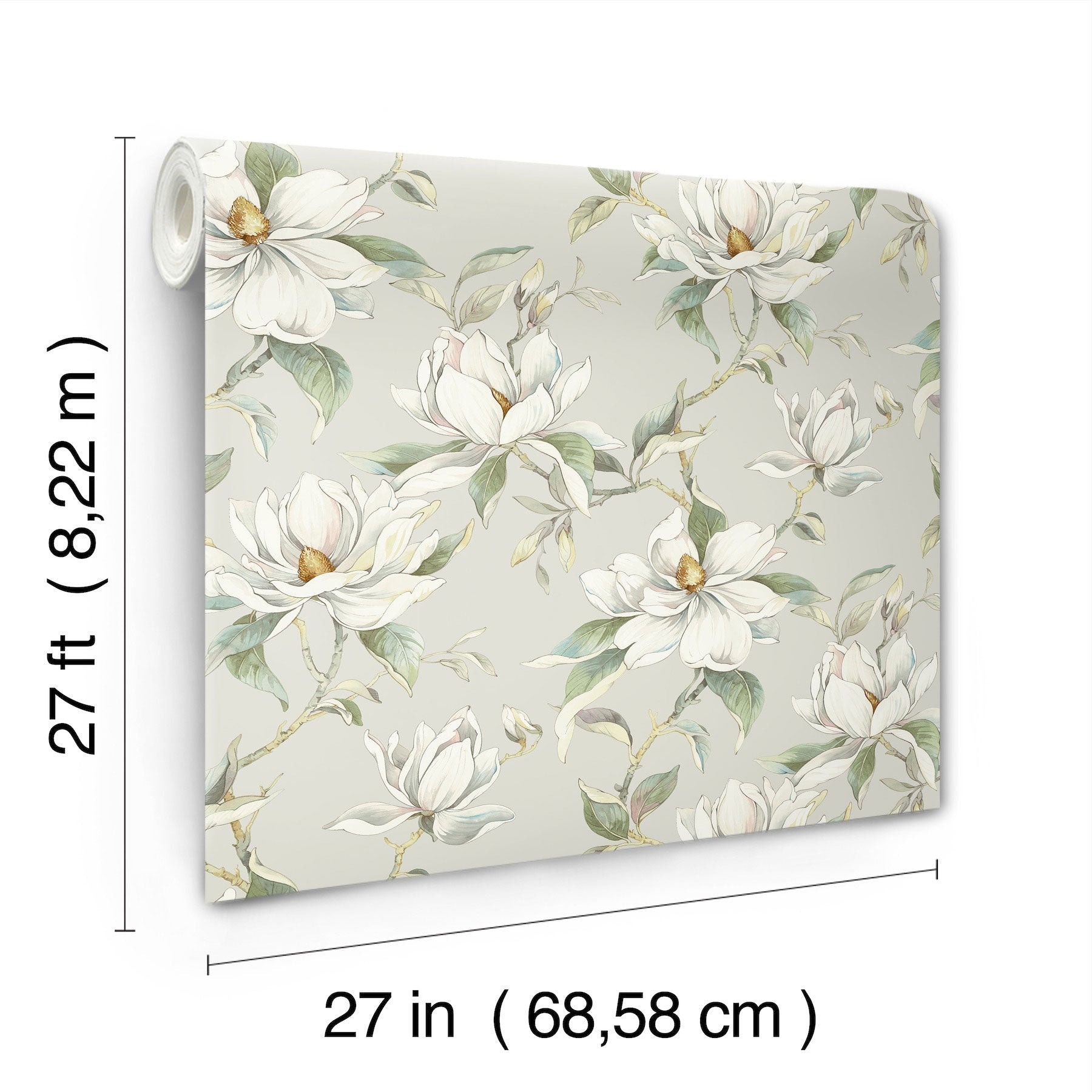 Candice Olson Garden Jewels Warm Grey Decadence Wallpaper by York Wallcoverings