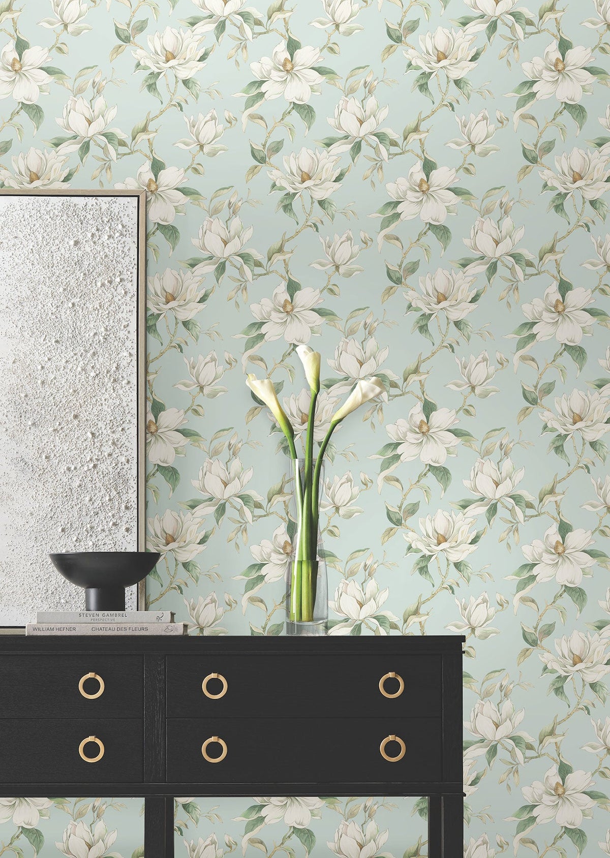 Candice Olson Garden Jewels Spa Decadence Wallpaper by York Wallcoverings