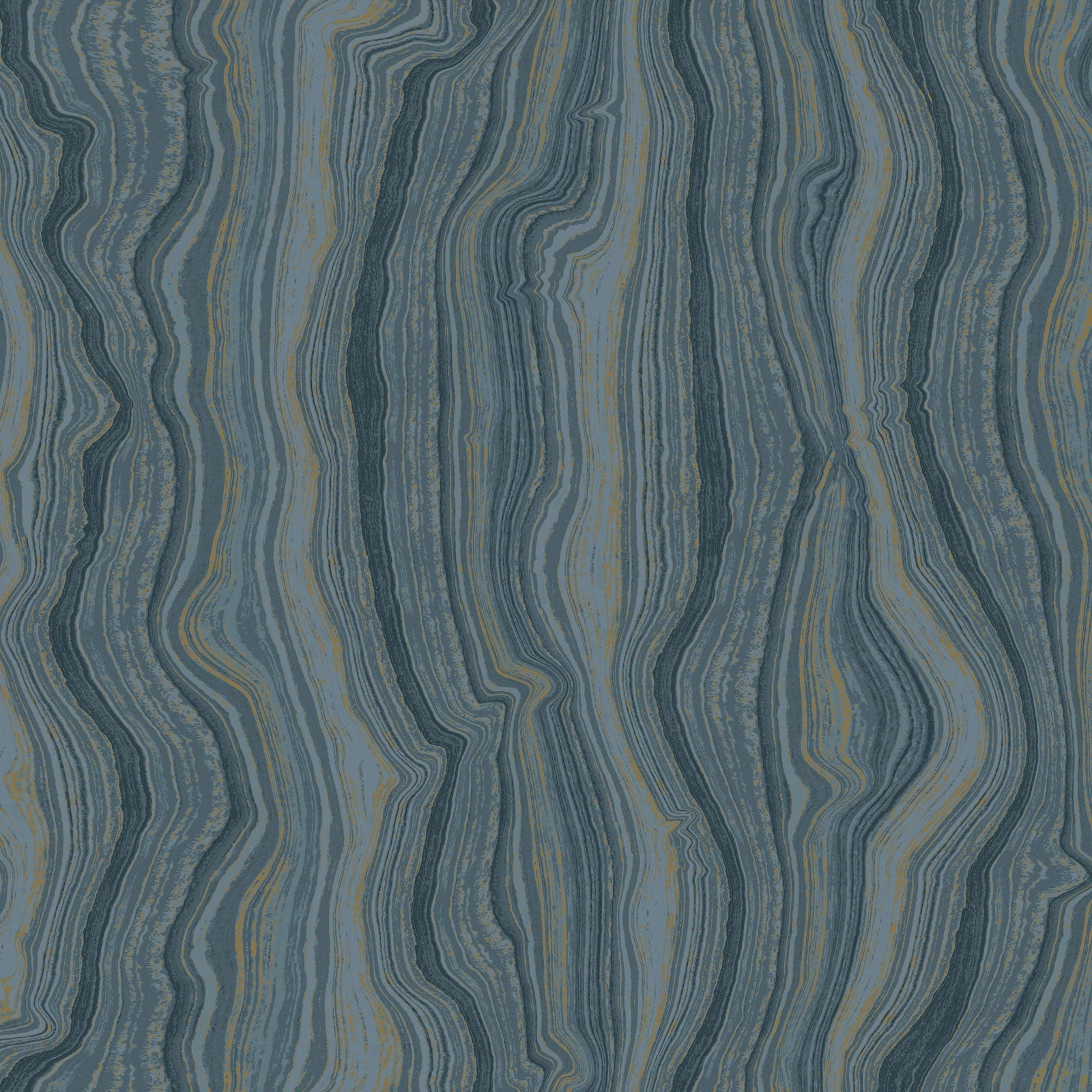 Candice Olson Mineral Shimmer Denim & Gold Decadence Wallpaper by York Wallcoverings