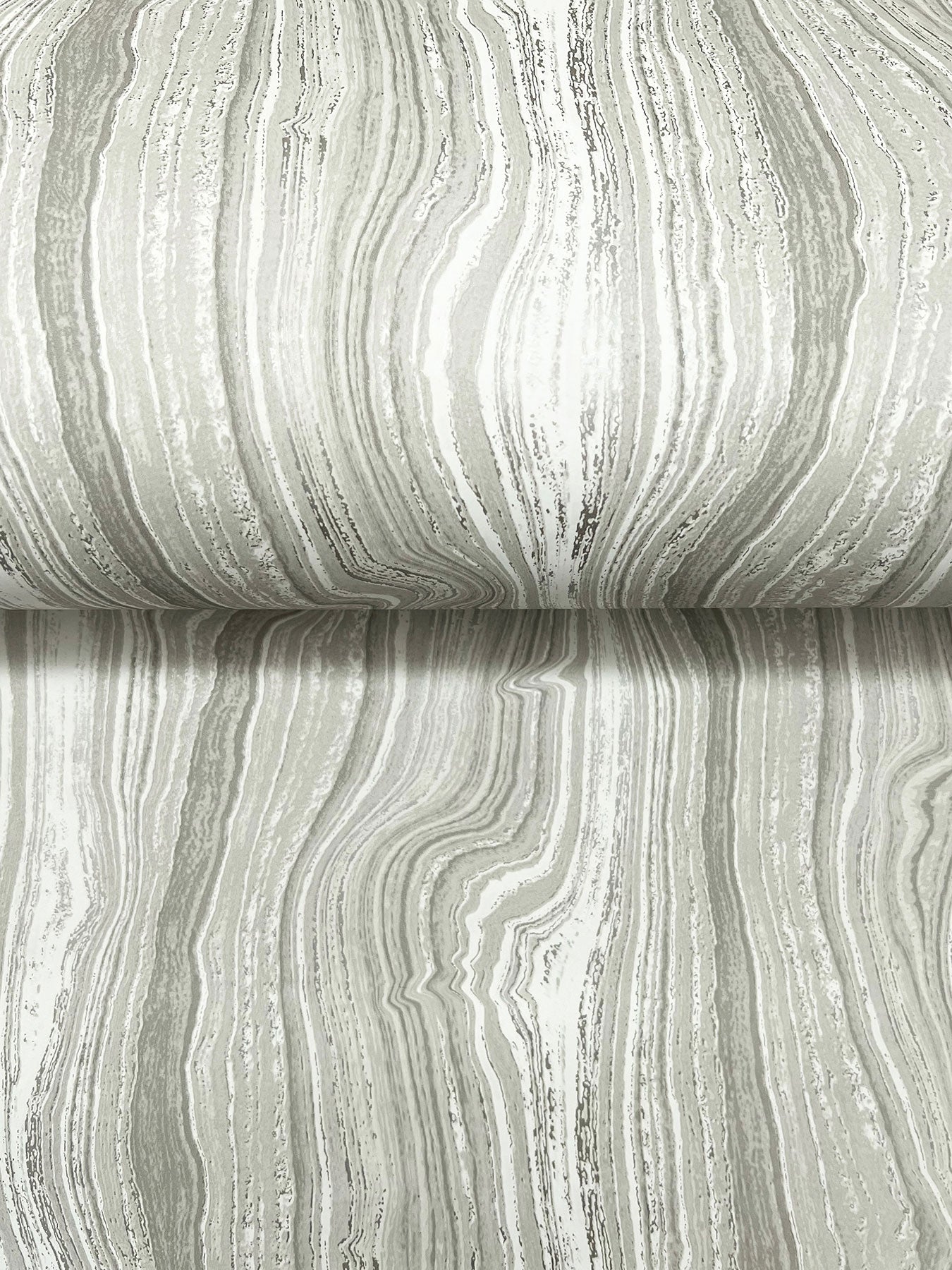 Candice Olson Mineral Shimmer Grey & Pearl Decadence Wallpaper by York Wallcoverings