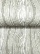 Candice Olson Mineral Shimmer Grey & Pearl Decadence Wallpaper by York Wallcoverings